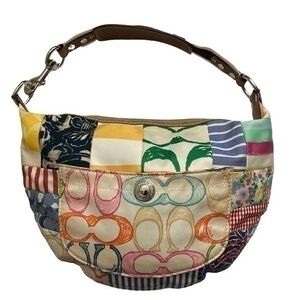 Coach patchwork hobo bag